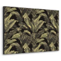 Botanisch - Bladeren - Groen Textielframe zwart klein 947 -3d
