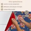 Disco - Blauw - Patroon keuken achterwand spatscherm klein 900 -spatscherm_NL