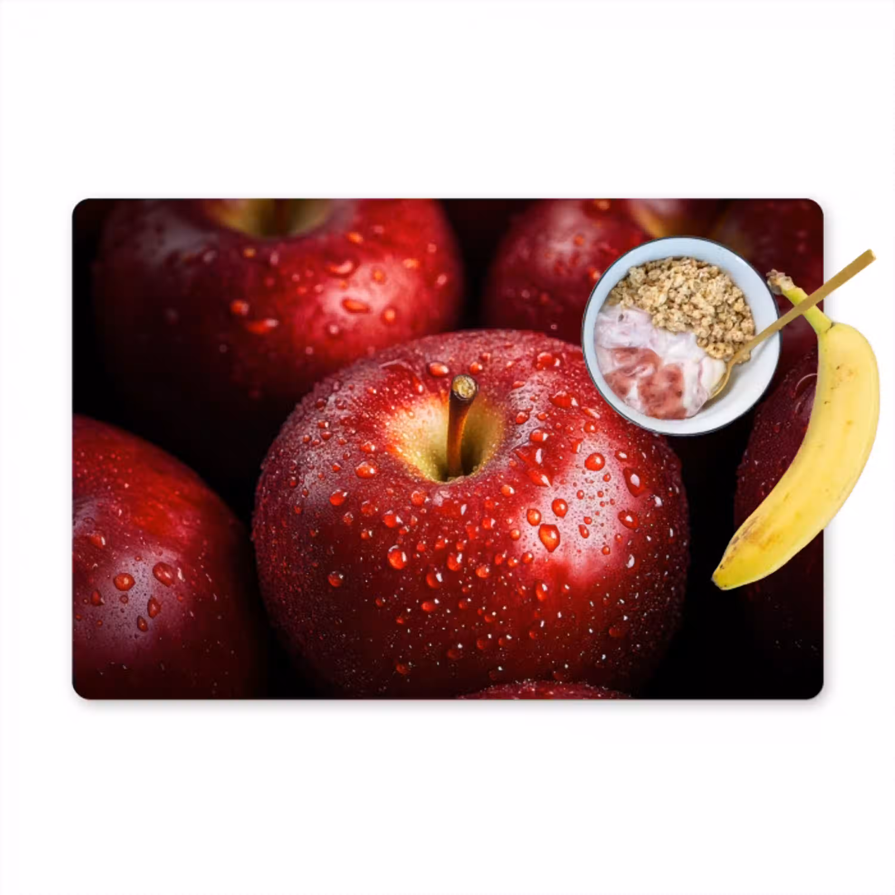 Rood - Appels - Fruit Placemat vinyl groot -zzzproduct_Kitchenyeah-website