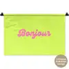 Groen - Roze bonjour - Retro Wandkleed katoen klein -t3d_DE