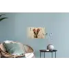 Olifant - Slurf - Mozaïek - Abstract Muursticker klein -plant