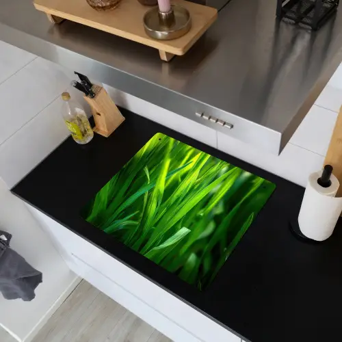 Grassprieten - Lichtinval - Groen Inductie beschemer met haakjes middel -sfeer1