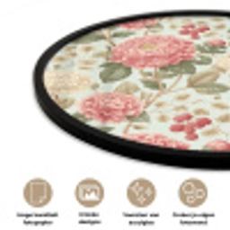 Klassiek - Botanisch - Veelkleurig Fotolijst rond zonder passe partout klein 856 -closeup_NL