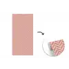 Plaid - Patroon - Visgraad - Roze fotobehang vinyl groot 64 -3d