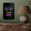 Controller - Game - Neon - Zwart - Quotes - Game zone plexiglas 5mm klein -sfeer3
