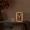 Kreeft - Papier - Origami papier - Rood Light Box met kabel (Tafellamp) klein -sfeer4