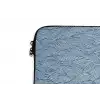 Golven - Ritmisch - Blauw laptophoes neopreen klein 279 -detail