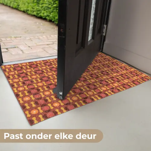 Retro - Disco - Hippie Deurmat klein 898 -USP_NL