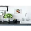Kersen - Rood - Mozaïek - Blaadjes Muursticker klein -keuken