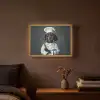 Hond - Garde - Kok Light Box met batterij (Wandlamp) middel -sfeer4