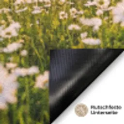 Madelief - Veld - Heuvels - Groen Deurmat klein -antislip_DE