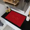Big titties small heart - Rood - Hart Inductie beschemer met haakjes klein -sfeer1