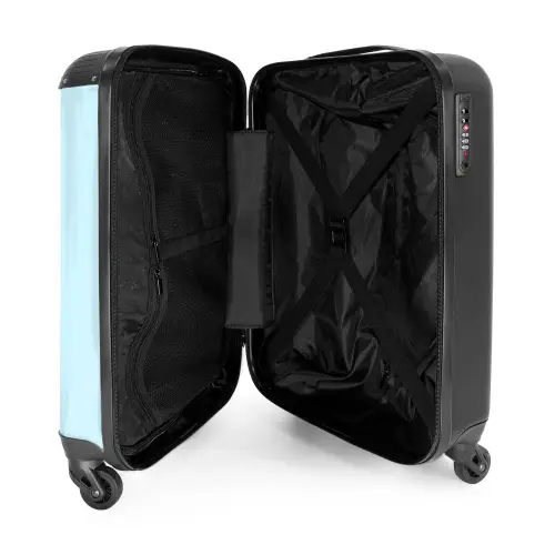 Sierk Struisvogel Blauw NBS - Handbagage koffer - Kinderen Unisex middel -binnenkant