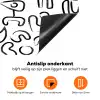 Vormen - Abstract - Zwart - Wit Inductie beschermer vinyl 3mm klein 276 -zzzzzzz-td-onderkant
