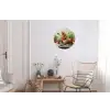 Potten - Kruiden - Hout Wandcirkel aluminium klein -woonkamer