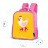 Kip - Rolschaatsen - Geel Kinderrugzak - Roze middel -productfoto_formaten
