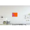 Cool - Paars - Oranje textielposter latten blank klein -kinderkamer