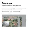 Compositie van bladeren - Groen - Roze Muismat XXL klein -sfeer5
