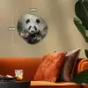Panda - Dieren - Bloemen - Planten Wandcirkel Organisch Forex 3mm klein -sfeer3