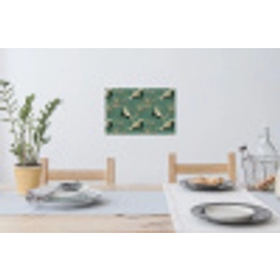 Kersenbloesem - Kraamvogels - Groen Muursticker klein 286 -eettafel