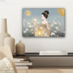 Aziatisch - Vrouw - Kimono canvas 2cm klein -sfeer6