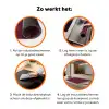 Bladeren - Patroon - Paars Inductie beschermer vinyl 3mm klein 276 -zzzzzzz-td-werking