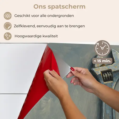 Moersleutel - Gereedschap - Verf keuken achterwand spatscherm klein -spatscherm_NL