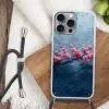 Bloesem - Bloem - Roze - Tak Hoesje iPhone 16 Pro Max met koord klein -sfeer4