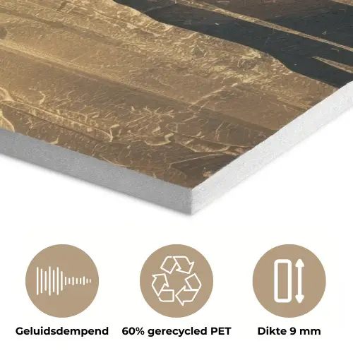 Abstract - Goud - Gezicht - Lippen PET vilt klein -closeup_NL