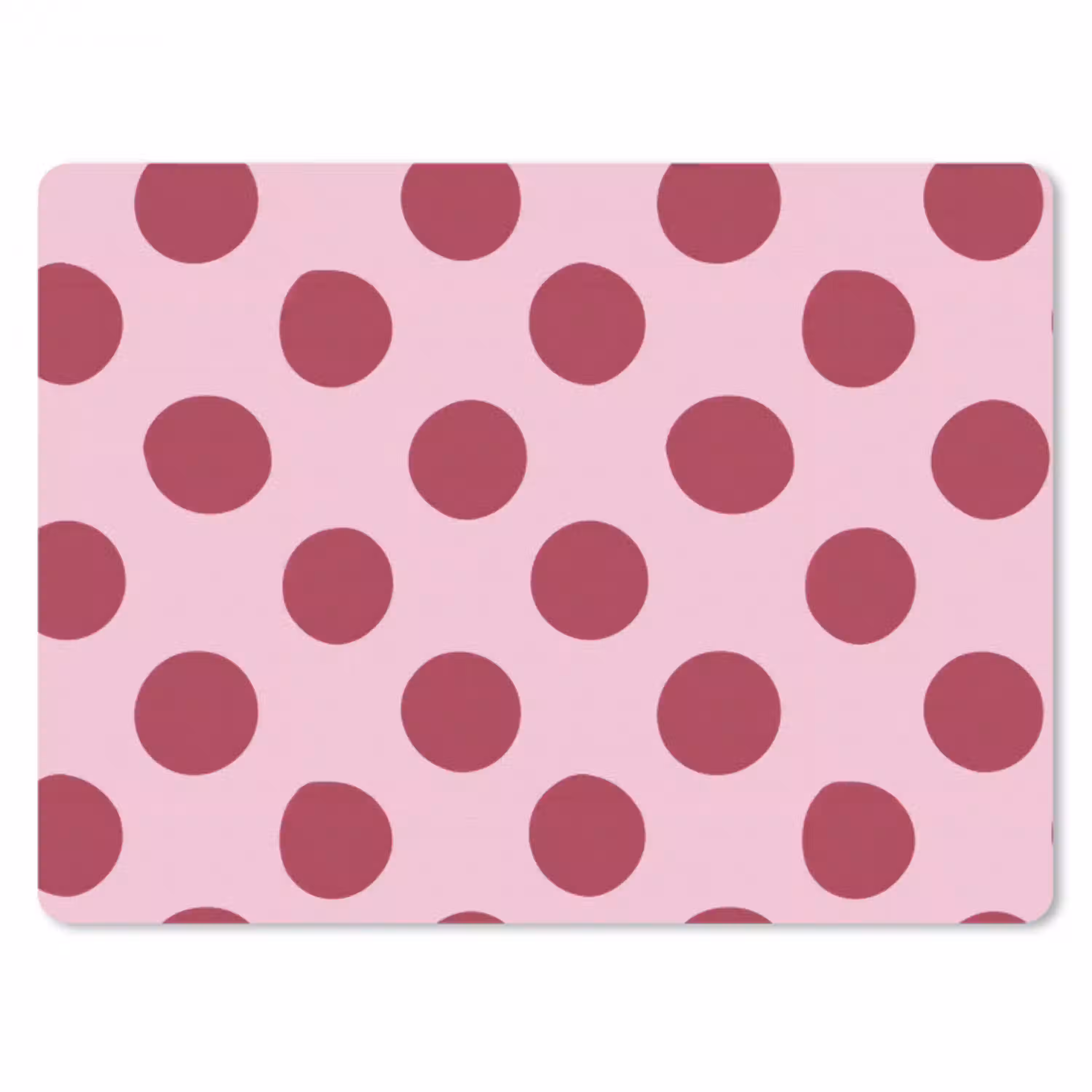 Stippen - Patroon - Bordeaux muismat rubber klein 262 -3d