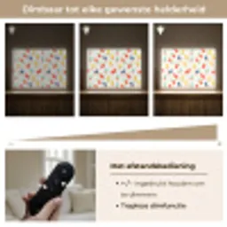 IJsjes - Speels - Kleurrijk Light Box met batterij (Wandlamp) middel 907 -USP_dimbaarNL