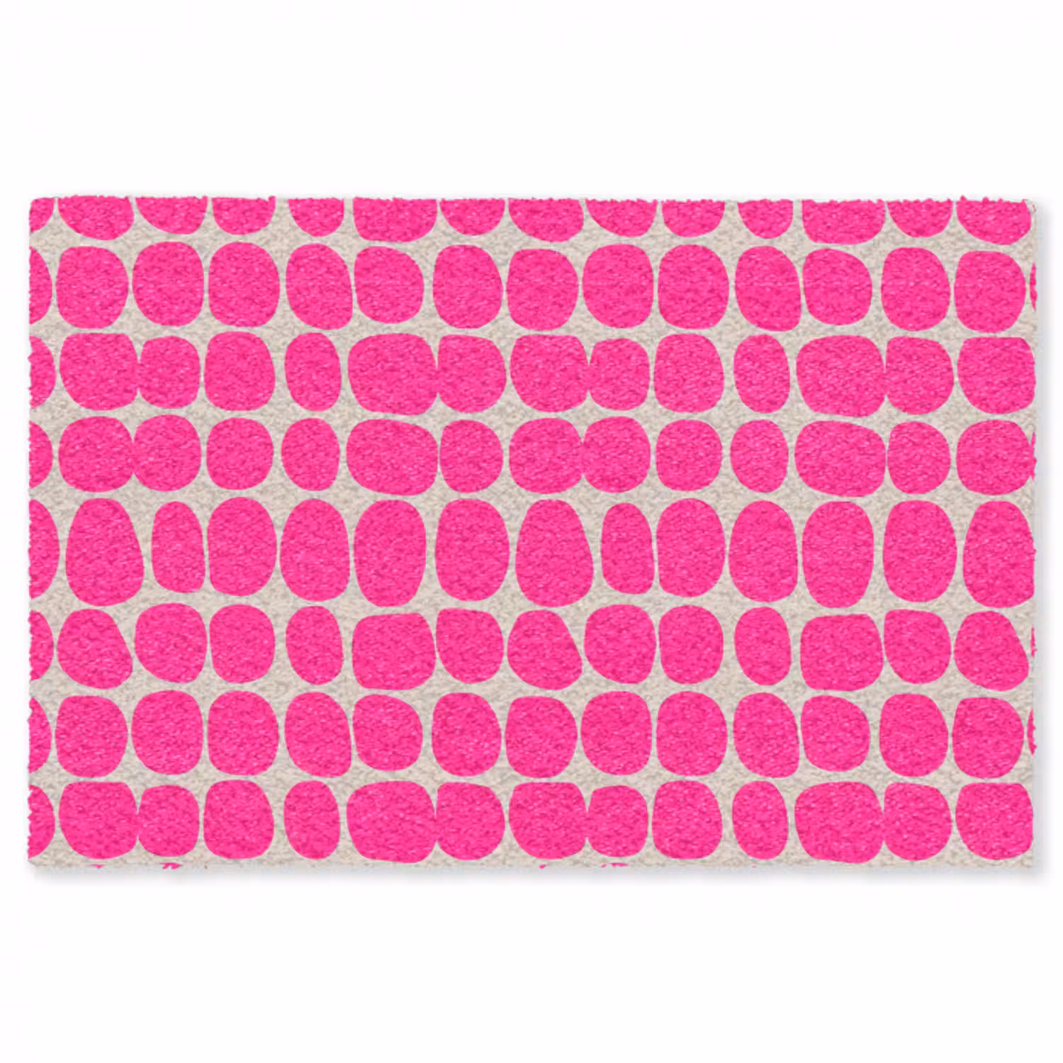 Teppich - Polka dots - Muster - Rosa