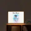 Elf - Blauw - Magie - Roze Light Box met batterij (Wandlamp kind) middel -sfeer1_kind