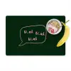 Tekstwolkje - Donkergroen - BLAH BLAH BLAH Placemat vinyl groot -zzzproduct_Kitchenyeah-website