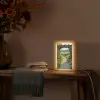 Doorkijk - Landschap - Natuur - Tuinboog - Bloemen Light Box met kabel (Wandlamp) klein -sfeer4