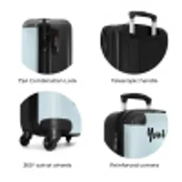 Delta dino NBS - Handbagage koffer - Kinderen Unisex middel zzzzzzzbolletjes_ENG