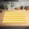 Patroon - Motief - Geel Inductie beschermer vinyl 3mm klein 276 -sfeer5