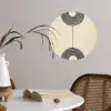 Geometrische bogen - Minimalistisch - Symmetrisch Wandcirkel behangsticker klein -sfeer3