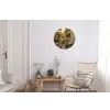 Wijn - Rood - Terras - Koffie Wandcirkel aluminium klein -woonkamer