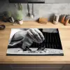 Chef - Garnering - Gerecht Inductie beschermer vinyl 3mm klein -sfeer5