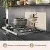 Plankjes - Boeken - Vaasjes - Planten keuken achterwand spatscherm klein -usp_DE