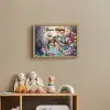 Schildpad - Bloemen - Onderwater Light Box met batterij (Wandlamp kind) middel -sfeer2_kind