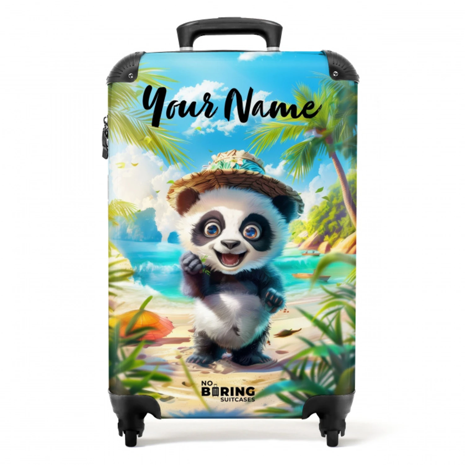Pablo panda NBS - Handbagage koffer - Kinderen Unisex middel -productfoto_recht