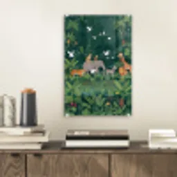 Tropisch - Jungle -  Groen plexiglas 5mm klein -sfeer1