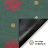 Illustratie - Sneeuwvlokken - Groen Deurmat klein 898 -antislip_NL