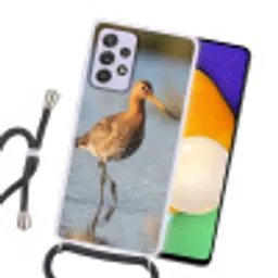 Vogel - Steltloper - Water - Natuur Hoesje Samsung Galaxy A52 5G met koord klein -sfeer1