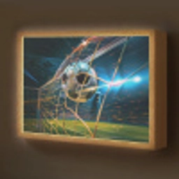 Voetbal - Goal - Sport - Jongens Light Box met batterij (Wandlamp kind) middel -z3d_website