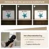 Zeester - Blauw - Spetters Light Box met batterij (Wandlamp kind) middel -USP_dimbaarNL