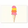 Schepijs - Hoorntje - Illustratie - Minimalistisch Placemat vinyl groot -zzsfeer1_Kitchenyeah-website