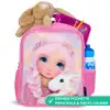 Meisje - Eenhoorn - Roze Kinderrugzak - Roze middel -inhoud_FR